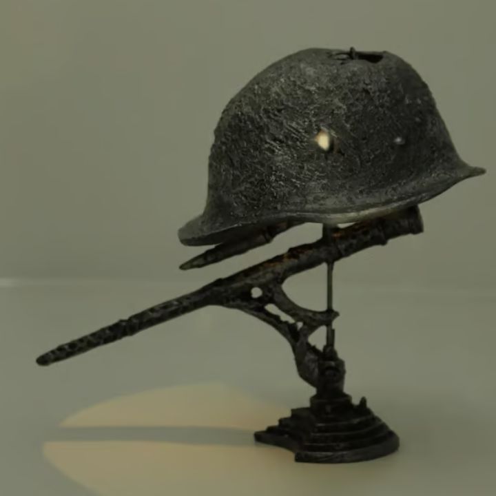 Vintage Helmet LED Table Lamp | Ridorn