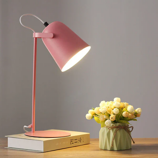 Nordic Macaron Iron Bucket Table Lamp | Ridorn