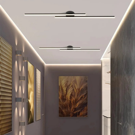 Sleek LED Ceiling Light Fixture for Modern Hallways | Ridorn