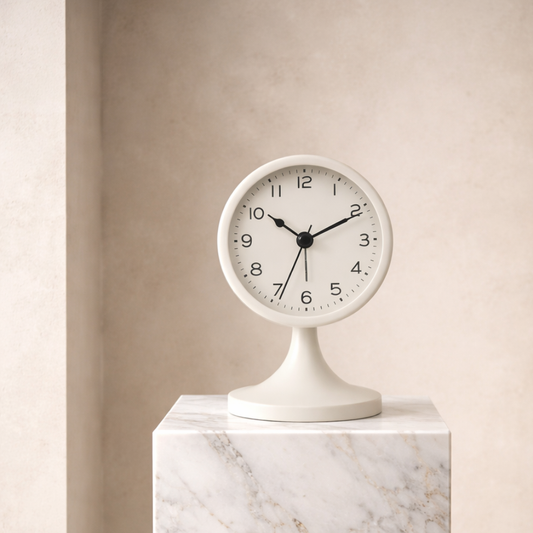 Classic Vintage Alarm Clock | Elegant Silent Quartz | Ridorn