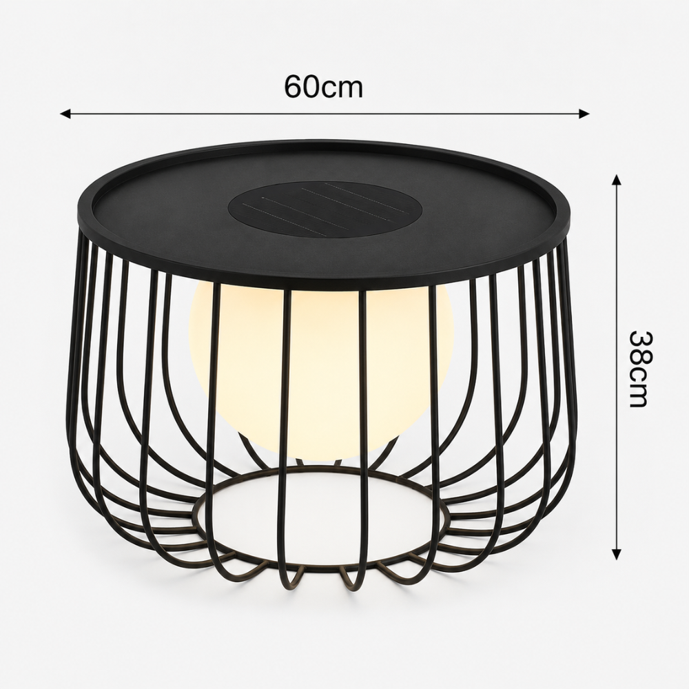 Contemporary Solar Lantern - Waterproof Dimmable LED for | Ridorn
