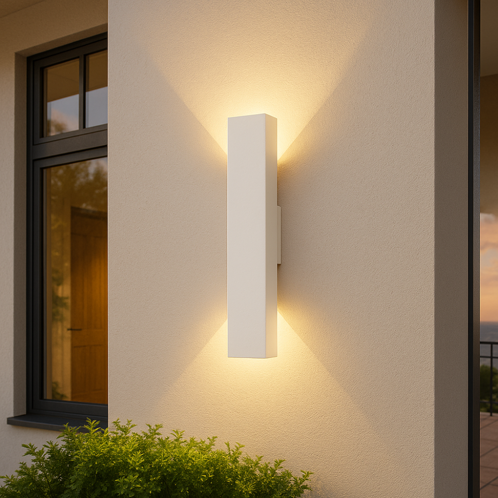 Modern Up Down LED Wall Light | Waterproof Outdoor | Ridorn