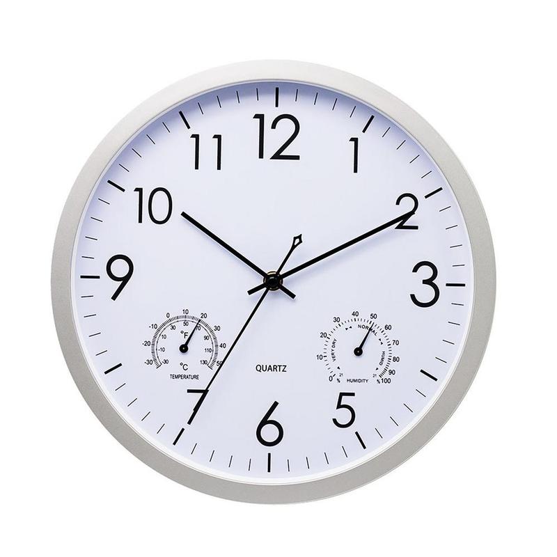 Stylish Waterproof Garden Clock with Weather Meter | Ridorn