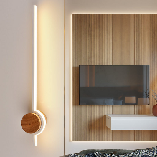 Vanity Wall Lamp | Nordic Linear Indoor Light for Bedroom or Bathroom | Ridorn