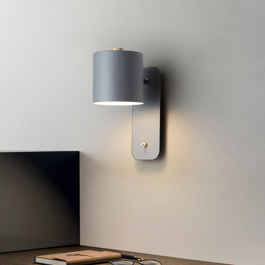Wall Light Adjustable | Cylindrical Shade Fixture | Ridorn