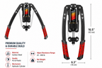 Adjustable Hydraulic Arm Trainer, 10-200 kg Resistance Upper Body Exerciser for Arms & Chest