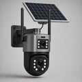 Solar Security Camera Wireless Outdoor, 4K 4G Camera with Night Vision & Solar Panel, 4g finish