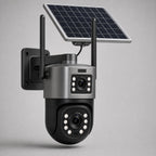 Solar Security Camera Wireless Outdoor, 4K 4G Camera with Night Vision & Solar Panel, 4g finish