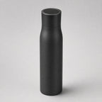 Self-Cleaning UV-C Water Bottle, Insulated Stainless Steel with Touch Display, black finish