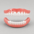 Snap-On Cosmetic Tooth Cover, Flexible Silicone Smile Cover for Photos & Events, upper and lower arch shown together