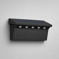 Solar Outdoor Wall Light, Weather-Resistant LED Fence & Porch Light, default finish