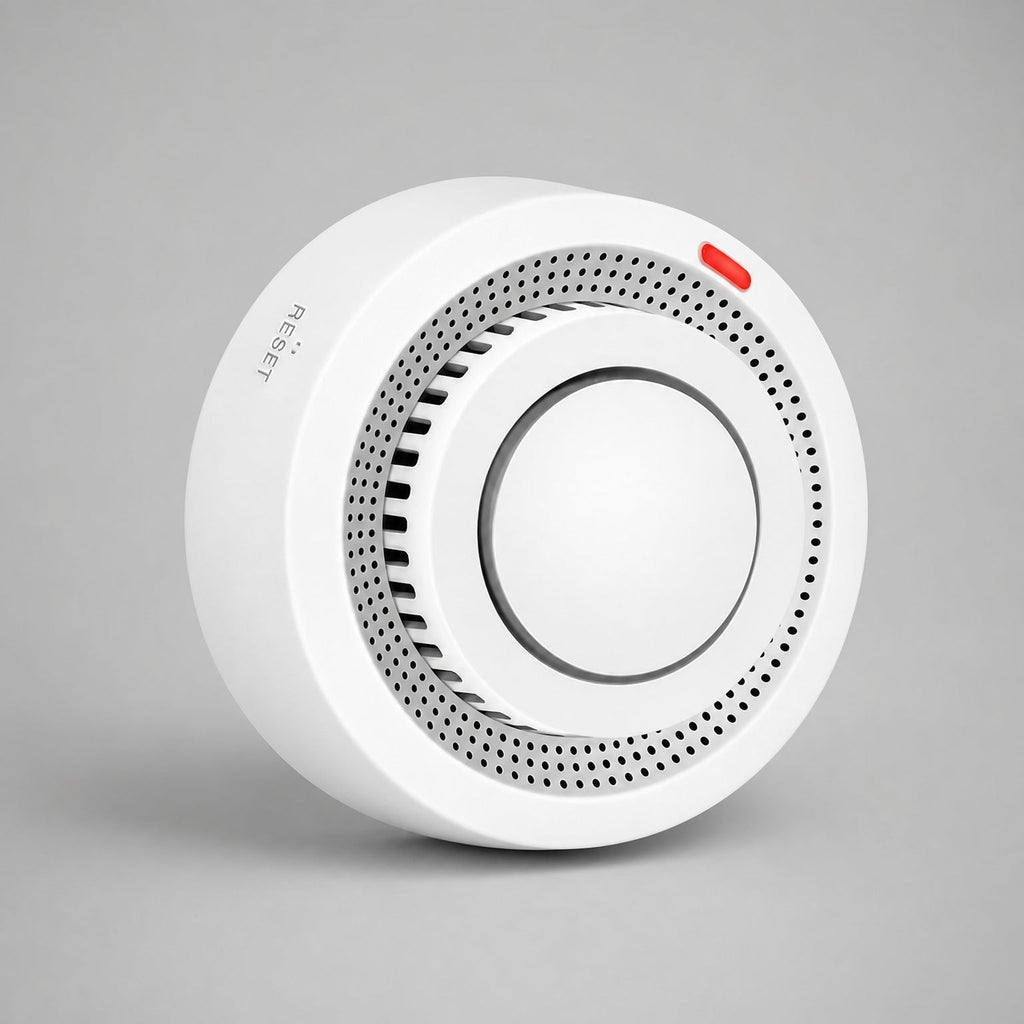 Smart WiFi Smoke & Fire Alarm, 85dB Heat Detection Alert with App Notifications, white-1pc finish