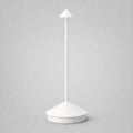 Rechargeable Touch Table Lamp, Cordless LED Desk Light for Dining, Bar & Bedside, white finish