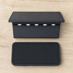 Solar Outdoor Wall Light, Weather-Resistant LED Fence & Porch Light beside a smartphone for scale