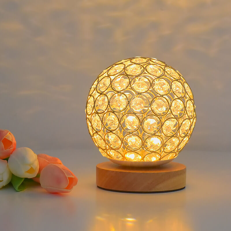Rechargeable Bamboo LED Table Lamp | Ridorn