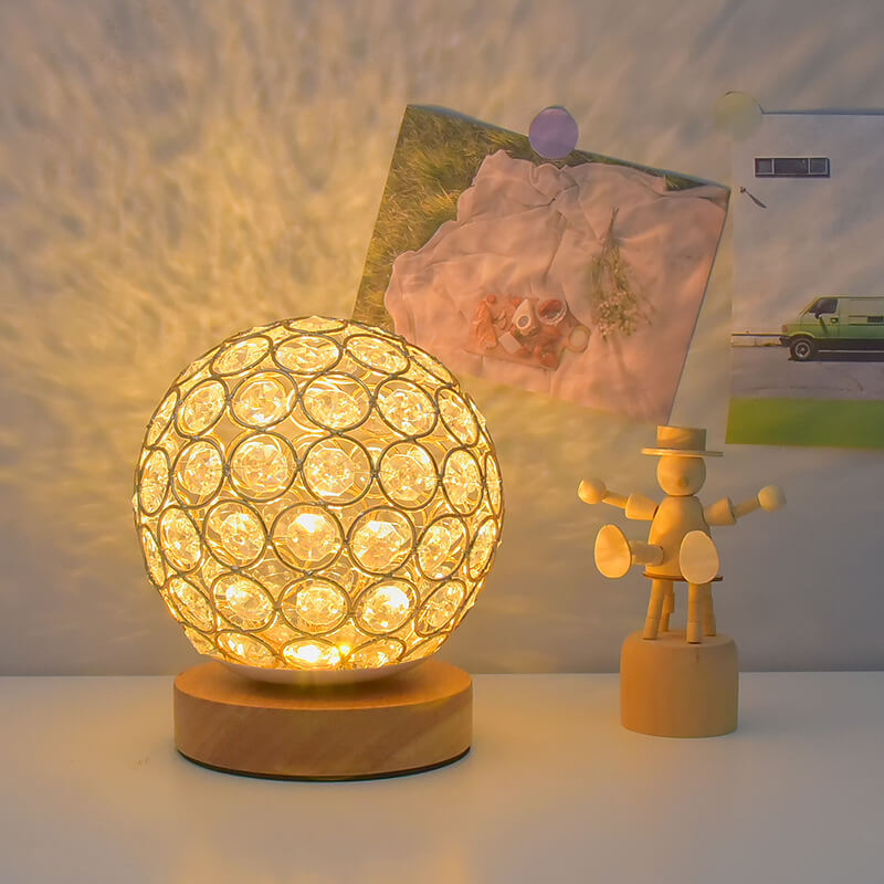 Rechargeable Bamboo LED Table Lamp | Ridorn