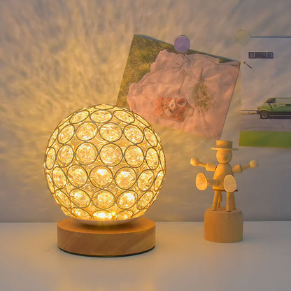 Rechargeable Bamboo LED Table Lamp | Ridorn