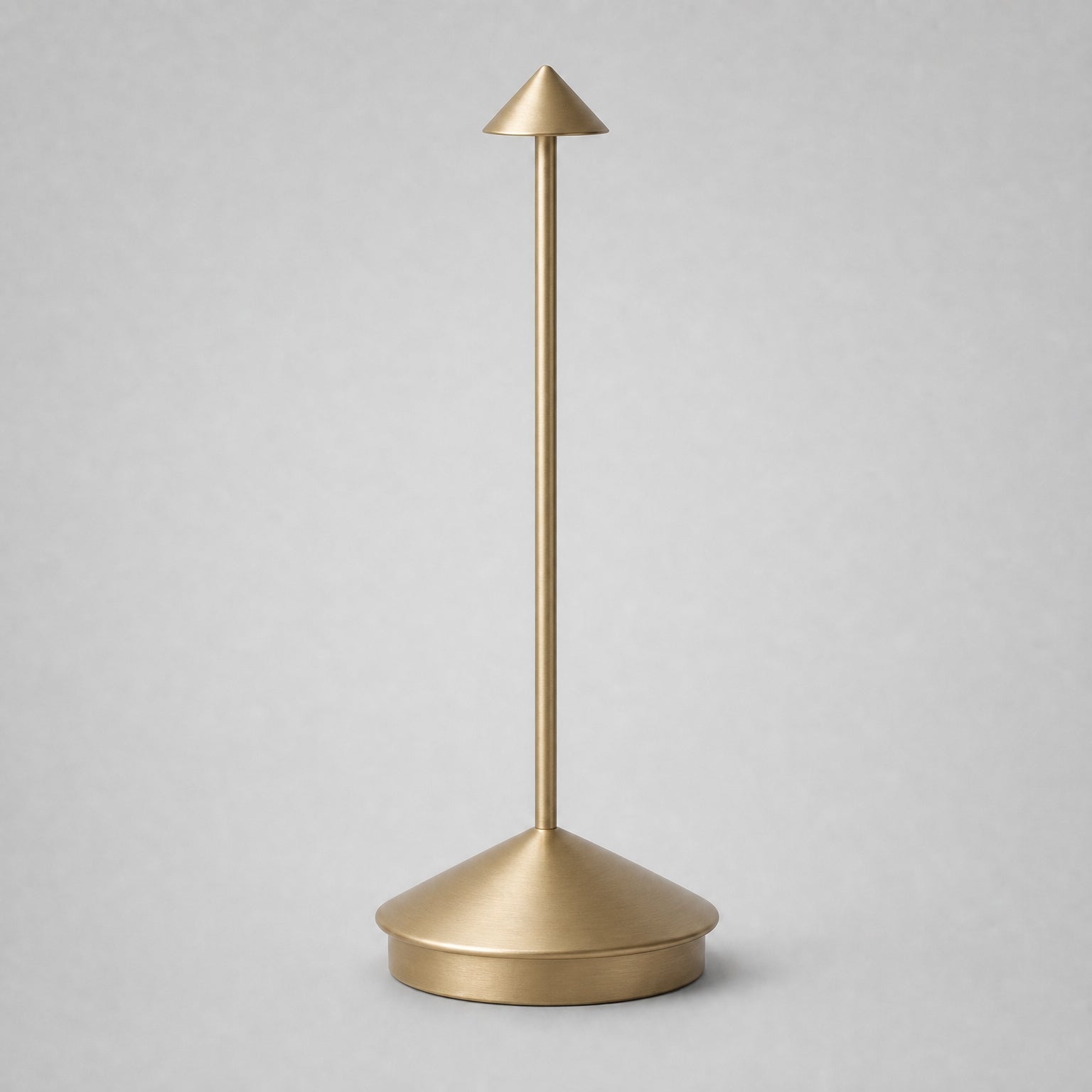 Rechargeable Touch Table Lamp, Cordless LED Desk Light for Dining, Bar & Bedside, gold finish