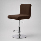 Stretch Bar Stool Covers, Waterproof Elastic Seat Slipcover for Round & Square Stools, waterproof-coffee finish