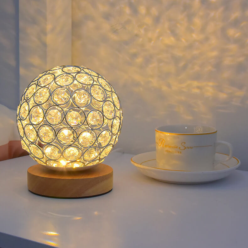 Rechargeable Bamboo LED Table Lamp | Ridorn