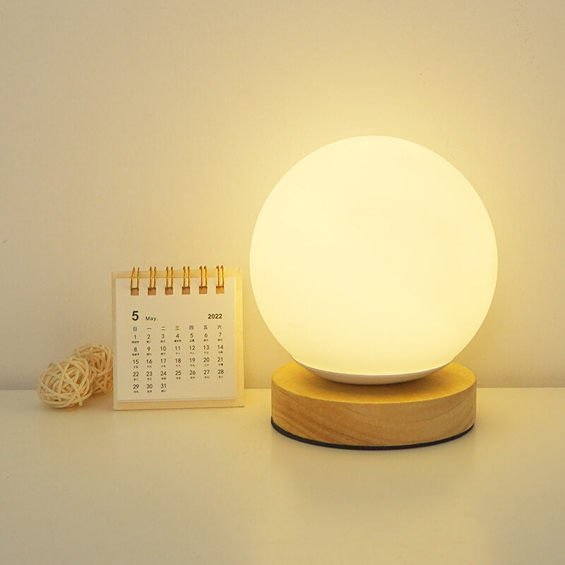 Rechargeable Bamboo LED Table Lamp | Ridorn