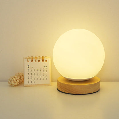 Rechargeable Bamboo LED Table Lamp | Ridorn