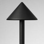 Close view of the shade and stem joint on the Rechargeable Touch Table Lamp, Cordless LED Desk Light for Dining, Bar & Bedside