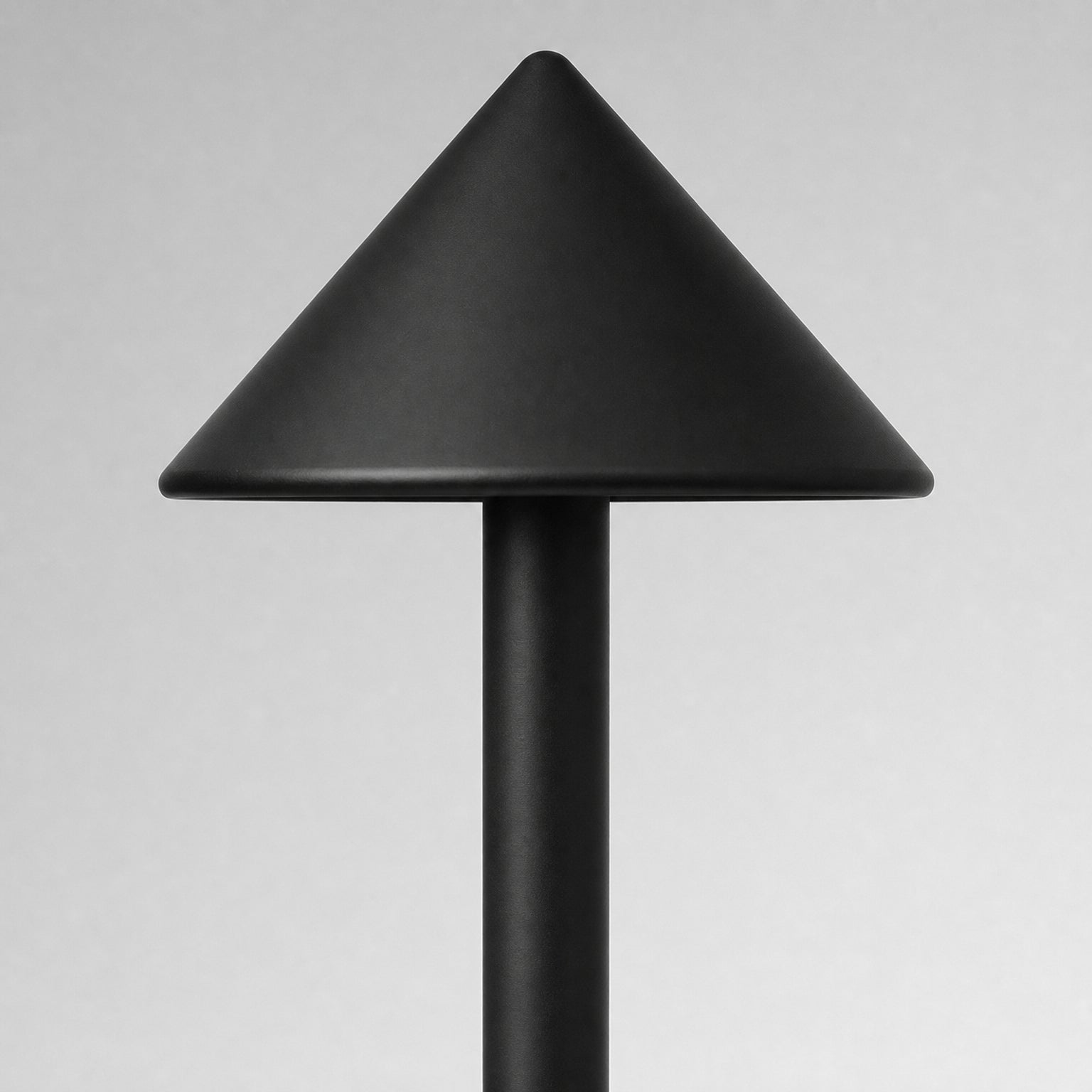 Close view of the shade and stem joint on the Rechargeable Touch Table Lamp, Cordless LED Desk Light for Dining, Bar & Bedside