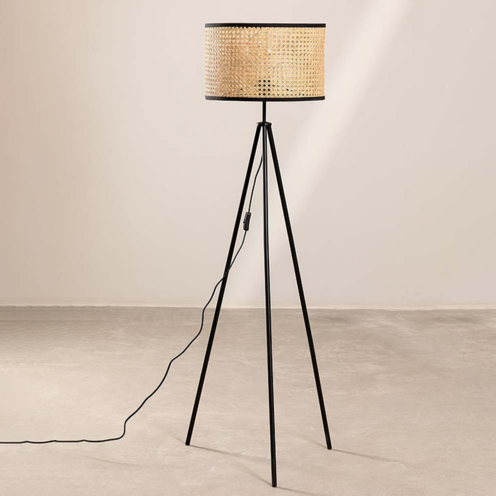 Boho Standing Floor Lamp | Sculptural Lighting with Curved Artistic Silhouette | Ridorn