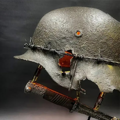 Vintage Helmet LED Table Lamp | Ridorn