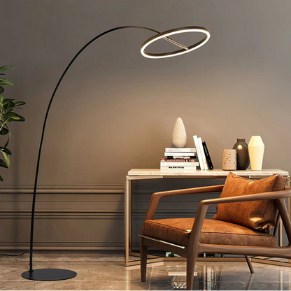 LED Angler Style Floor Lamp | Modern Adjustable Standing Light | Ridorn