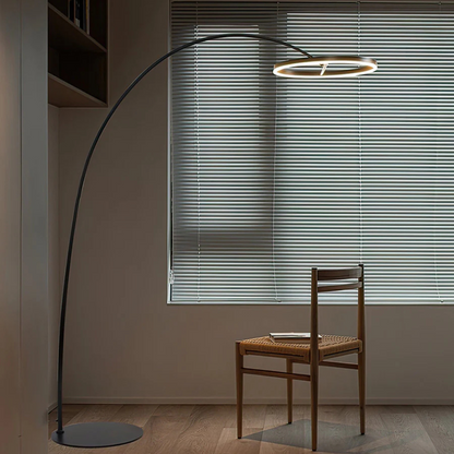 LED Angler Style Floor Lamp | Modern Adjustable Standing Light | Ridorn