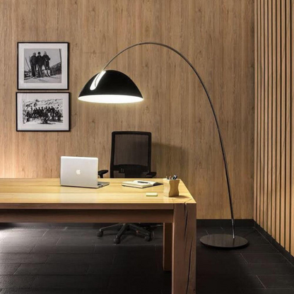 Elegant Curved Floor Lamp | Modern Arched Standing Light | Ridorn