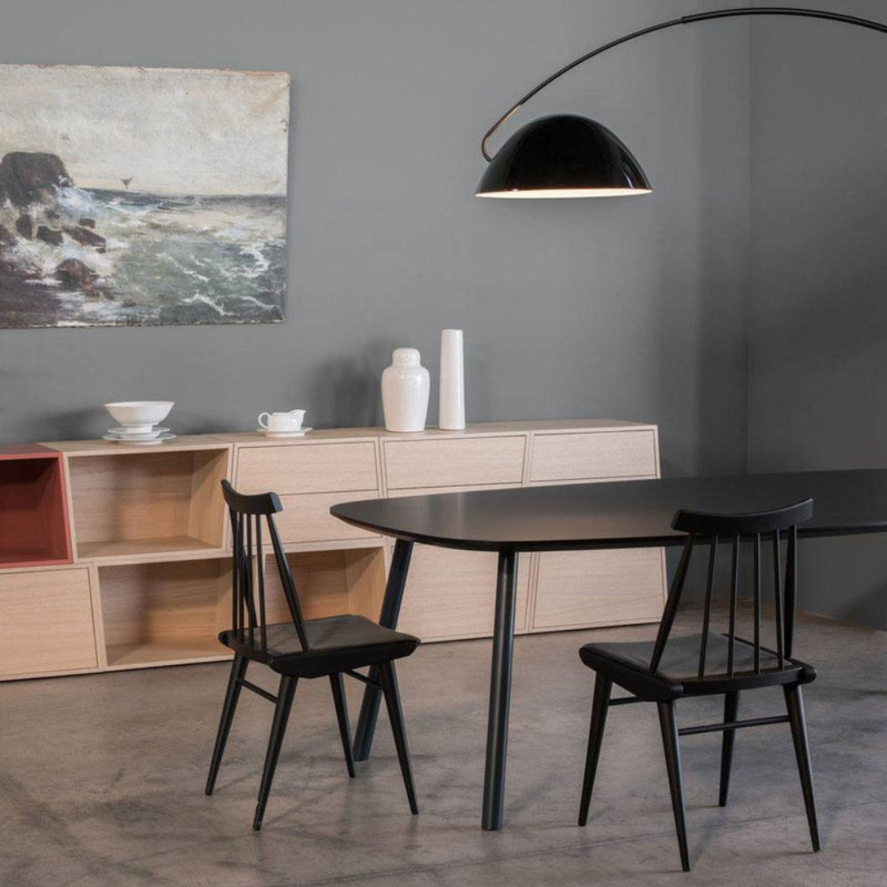 Elegant Curved Floor Lamp | Modern Arched Standing Light | Ridorn
