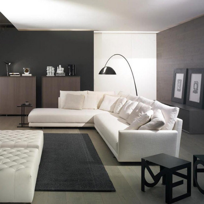 Elegant Curved Floor Lamp | Modern Arched Standing Light | Ridorn