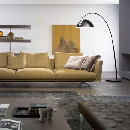 Elegant Curved Floor Lamp | Modern Arched Standing Light | Ridorn