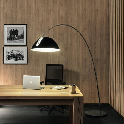 Elegant Curved Floor Lamp | Modern Arched Standing Light | Ridorn