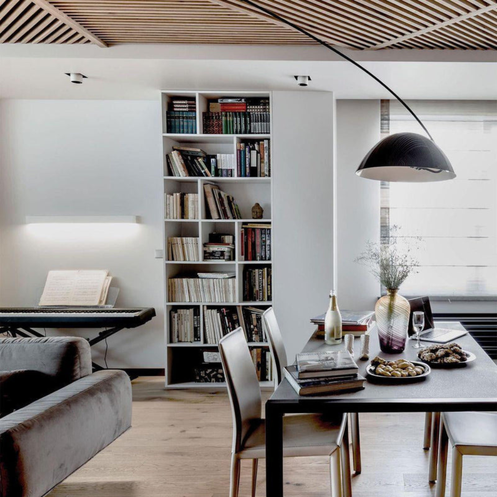 Elegant Curved Floor Lamp | Modern Arched Standing Light | Ridorn