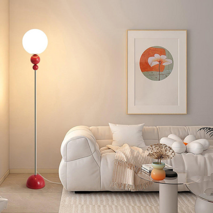 Minimalist Round Floor Lamp | Modern Standing Light for Living Spaces | Ridorn