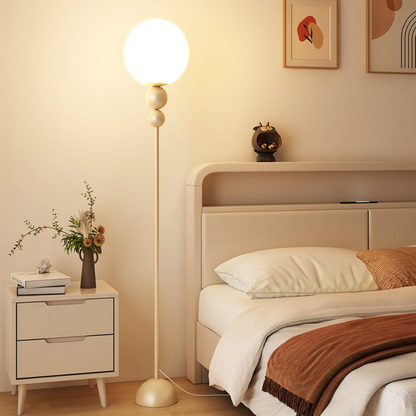 Minimalist Round Floor Lamp | Modern Standing Light for Living Spaces | Ridorn