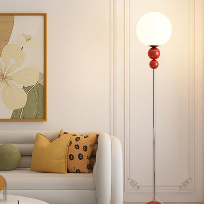 Minimalist Round Floor Lamp | Modern Standing Light for Living Spaces | Ridorn