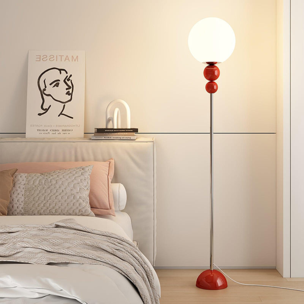 Minimalist Round Floor Lamp | Modern Standing Light for Living Spaces | Ridorn