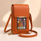 RFID Blocking Phone Bag, Anti-Theft Crossbody Wallet Purse with Shoulder Strap