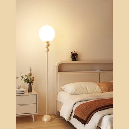 Minimalist Round Floor Lamp | Modern Standing Light for Living Spaces | Ridorn