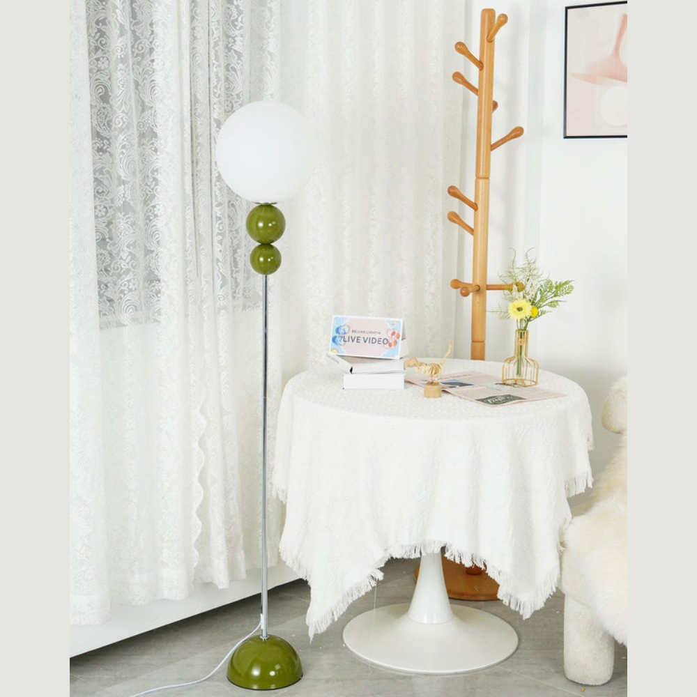 Minimalist Round Floor Lamp | Modern Standing Light for Living Spaces | Ridorn