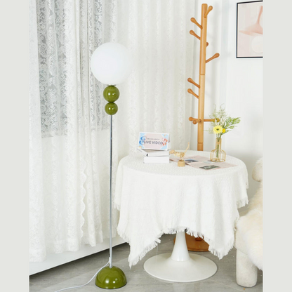 Minimalist Round Floor Lamp | Modern Standing Light for Living Spaces | Ridorn