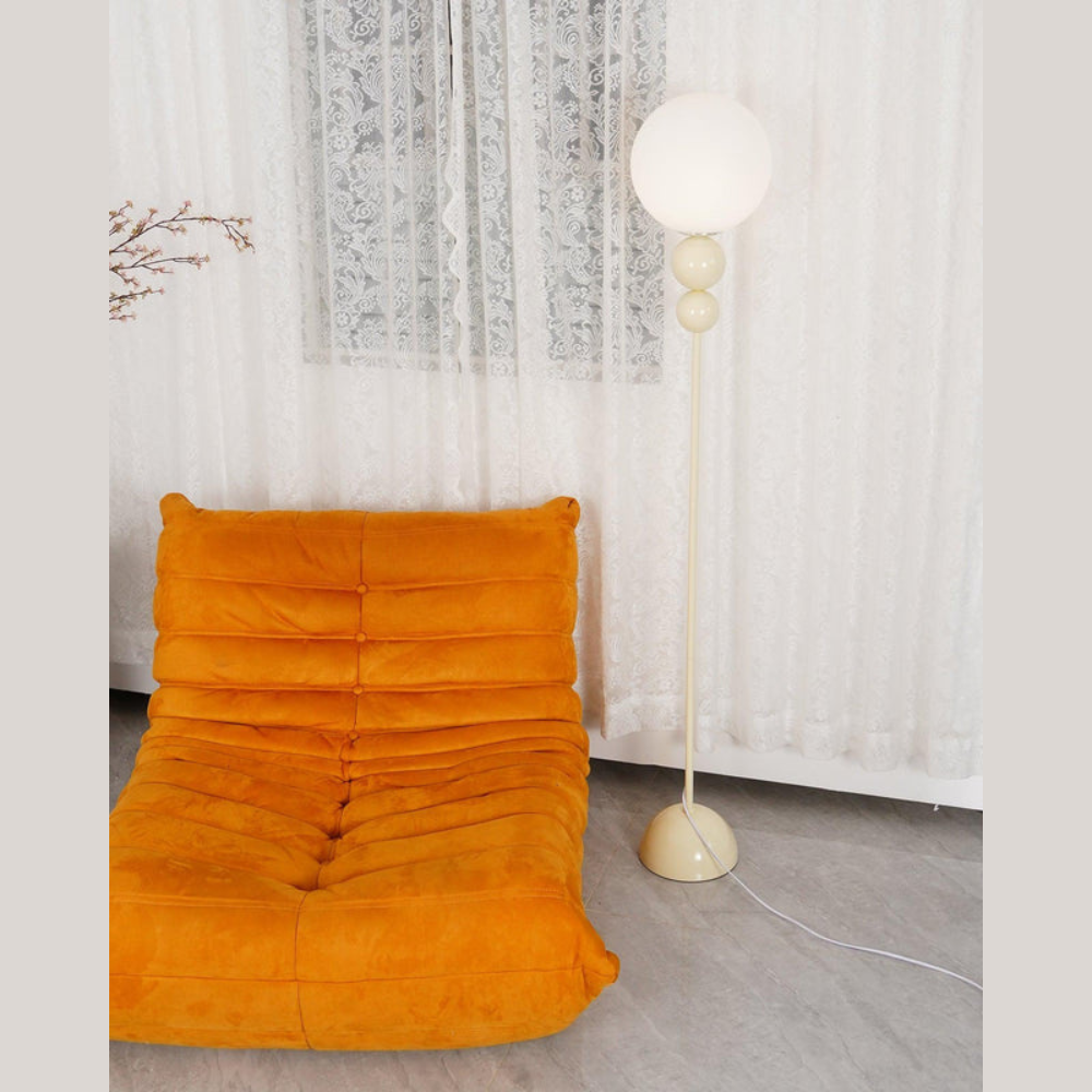 Minimalist Round Floor Lamp | Modern Standing Light for Living Spaces | Ridorn