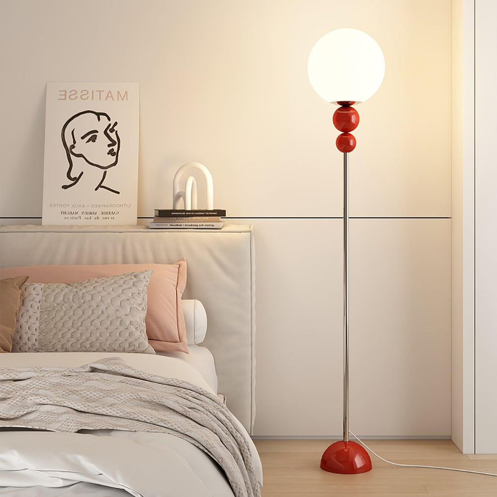Minimalist Round Floor Lamp | Modern Standing Light for Living Spaces | Ridorn