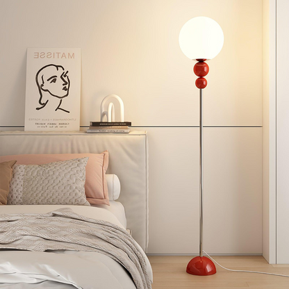 Minimalist Round Floor Lamp | Modern Standing Light for Living Spaces | Ridorn