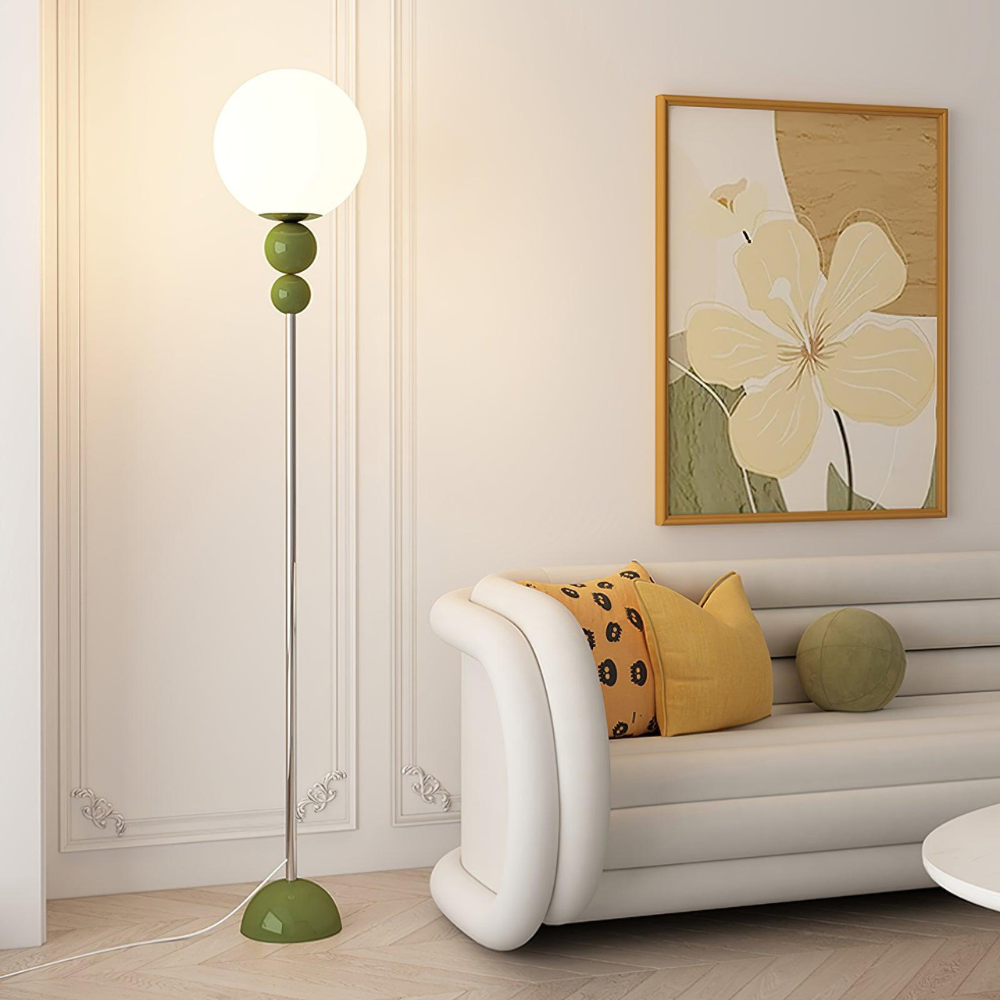 Minimalist Round Floor Lamp | Modern Standing Light for Living Spaces | Ridorn